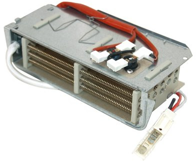 Elemento calefactor de secador para Zanussi secadora equivalente a 1254365420