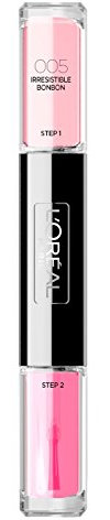 L'Oréal Paris Duo Gel Nail Polish Flawless 005, Irresistible Candy (10 ml)