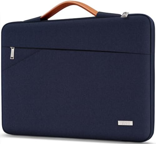 TECOOL 13 Inch Laptop Case Sleeve for MacBook Air 13 13.6 Inch M4 M3 M2 M1(2018-2025), MacBook Pro 13 M1 M2 2016-2022, 13-inch iPad Air/Pro, Surface Pro 9/8/7/6/5/X Cover Protective Case,Dark Blue