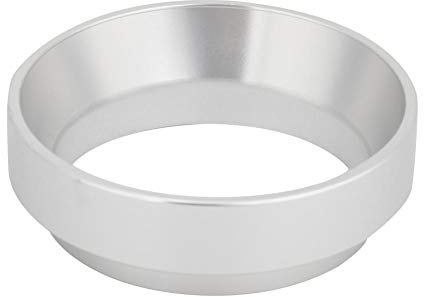 58mm Aluminum Universal Coffee Dosing Funnel Replacement Coffee Maker Accessory for Coffee Machine, Necessary Tool for Hand-Made Coffee(Silver)