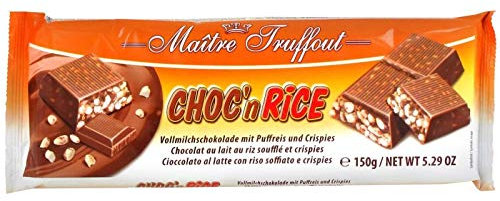 SANS MARQUE - Choc' N Rice Chocolat Au Lait Au Riz Souffle Et Crispies 150G - ( Lot De 4 )