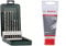 Bosch 7tlg. Hammerbohrer-Set SDS-plus + Bosch Professional 100 ml Schmierfett Tube (für SDS plus & SDS max Bohrer/Meißel, Zubehör Bohrhammer)