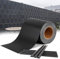 XMTECH PVC Sichtschutzfolie Sichtschutzstreifen Inkl. Befestigungsclips, Garten Sichtschutz Zaun Doppelstabmattenzaun, 450g/m² Blickdicht Sichtschutz Streifen - 70m x 19cm, Anthrazit
