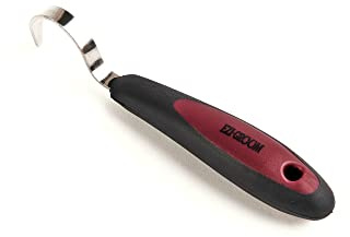 Shires Equestrian Ezi-Groom Grip Hoof Pick (Burgundy)