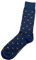 MIBANDERA Calcetines con Bandera de España - Fabricado en España (Talla 41-45, Azul - Bandera España)