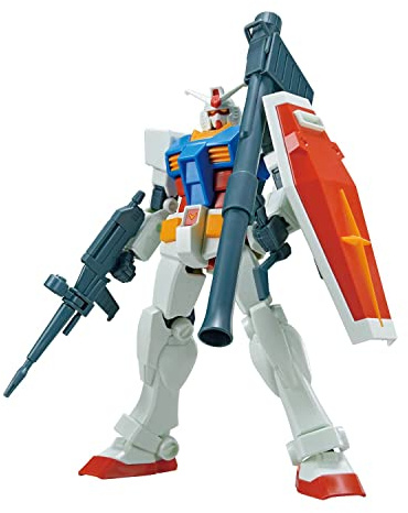 Bandai Hobby - Mobile Suit Gundam - 1/144 RX-78-2 Gundam (Full Weapons Set), Bandai Spirits Entry Grade Model Kit