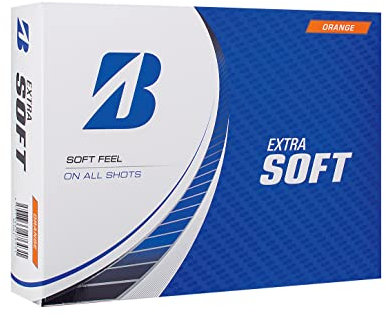 Bridgestone Extra weiche Golfbälle, Modell 2023, 12 Bälle, Orange