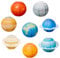XNSHUN 8 Stück Planeten Papierlaternen, Hängende Dekorationen Papier Lampions Set Planeten Lampions, Himmelskörper Papierlaterne Für Kinder Thema Party Taufe Geburtstag Zimmerdeko