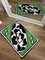 Estmy UNO Kartenteppich, modern, abstrakt, einzigartig, cool, lustig, 5x7.6 cm, kleine Fläche, für Badezimmer, Schlafzimmer, Küche, rutschfest, waschbar, flippig, ästhetisch, Geschenk für Sie,Ihn