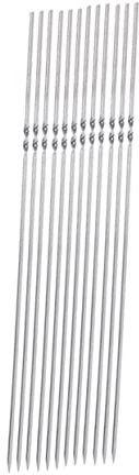 Yardwe 50Pcs Barbecue in Acciaio Inossidabile Spiedini in Acciaio Inossidabile per Grigliare Bastoncini per Barbecue in Acciaio Inossidabile Machuelos para A Spiedini Yakitori in Metallo