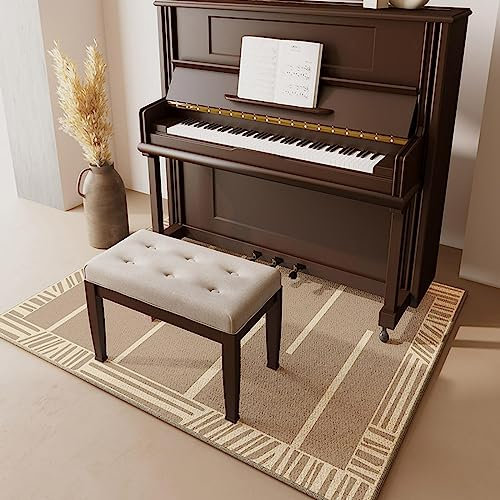 GYYFQH Klavier Spezielle Schalldichte Bodenmatte，klavierteppich Schallschutz Rechteck，schalldämmung Boden Teppich,Anti Vibration Matte,feuchtigkeitsfester Lärmmindernder Teppich,A-140×160cm