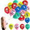 Globos de Cumpleaños, RosyFate 50Pcs Globos de Bob Esponja, Globos Bob Esponja, Globo Emoticono, per Decoracion de Cumpleaños Niño y Niña, Baby Shower
