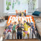 Fortnite Bettwäsche 3D Bettbezug Mikrofaser Zeichentrickfilm Spiel Bettwäsche Set 2 Teilig Mal Bettbezüge Mit Reißverschluss Und Mal Kissenbezüge Für Kinder Und Erwachsene Single（135x200cm）