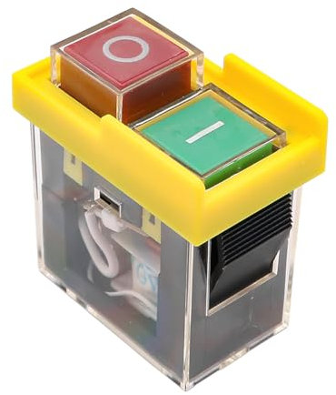 Namvo Elektromagnetischer Schalter KJD6 AC250V Maschinenschalter Wasserdichter Druckknopfschalter Nullspannungsschalter Sicherheitsschalter