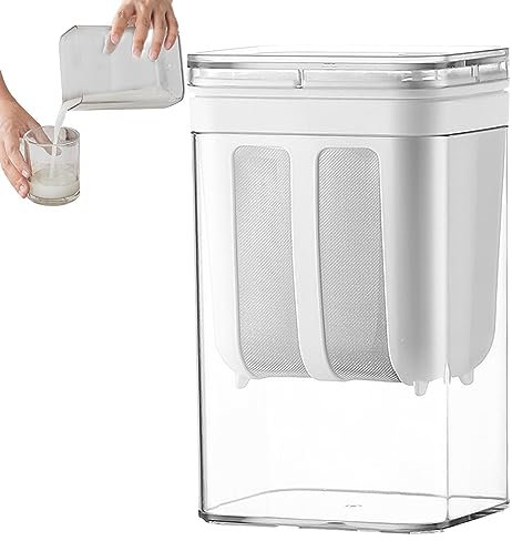 PW TOOLS Colador para Hacer Yogur, 1100 Ml, Acero Inoxidable 304, Filtro de Malla Fina, Separador de Suero, Yogurera, 17.6 x 10.8 x 9 cm