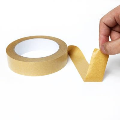 GATG Ruban adhésif d'emballage de Noël en papier kraft - 24 mm x 50 m ou 48 mm x 50 m - Respectueux de l'environnement, recyclable et biodégradable - Pour emballage de cadeaux et boîtes de