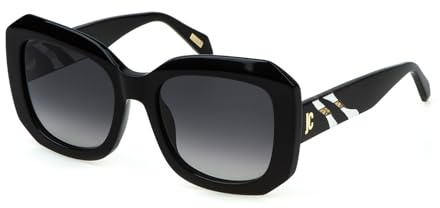 Just Cavalli Damen Sjc085v Sonnenbrille, schwarz (Shiny Black), 52