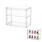 Siyecioa Schaukasten Vitrine, Acryl Vitrine, Glasvitrine, Vitrine Klein mit Tür Für Action Figuren Spielzeug, MiniFiguren, Sammelfiguren, Selbstmontage mit 2 Schicht (27×22×13cm)