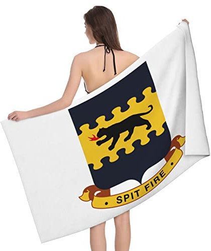 FJQWKLF Halloween Chainsaw Flag Beach Towel Super Large Quick Drying Absorbent Bath Towel