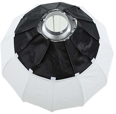 Softbox a Forma di Palla, Softbox Pieghevole Stile Lanterna Effetto Luce Uniforme Lunga Durata per la Registrazione Video per la Trasmissione in Diretta per Microfilm (65 cm)