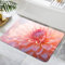 YISUMEI Badematte rutschfeste Badteppich 40x60cm Waschbar Schnelltrocknende Badezimmerteppich, Duschvorleger für Dusche, Badewannen, WC Deko (Blumen-1)
