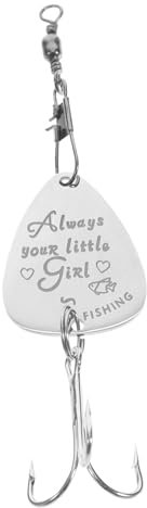 GAROZATION Edelstahl Angelhaken Anhänger Gitarre Mit Gravur Hängender Outdoor Angelhaken Robuste Kleine Angelausrüstung Für Angelfreunde Und Schlüsselanhänger