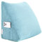 BNCKTRD Rückenkissen Keilkissen Rückenlehne Kissen für Bett Sofa Kopfteil Gepolstert Bettkissen Wandkissen Sofakissen Groß Rueckenkissen Couchkissen Dekokissen Kordsamt Azurblau 45cm