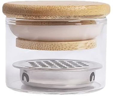Nail Brush Cleaning Cup - Nail Pen Wash Cup Storage Cup Filter Glass Brush Cleaning Cup Unique Suction Cup Design Saves Time, Cleans Nails, Leaves
