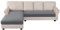 BellaHills Sofabezug Hochelastischer, Sofa Überzug Couch Überwurfdecke Sofaschoner Sofaüberwurf mit Elastischem Boden, Elastischer Bezug Cover für L Form, 3 Sitzer + Chaiselongue, Taube