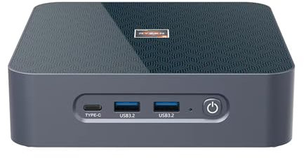 CYMINILMDPC Mini PC,Ryzen 7 5700U (Up to 4.3 GHz) No Ram No HD No WiFi,2*DDR4 3200MHz,2.5G LAN,Desktop Computer,Dual-Band WiFi6E/Bluetooth5.2