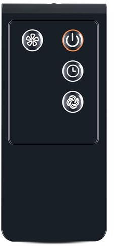 TCNOUMT Replacement BFTR36B Remote Control intended for Black & Decker Quiet Digital Tower Fan, Compatible with NETTA Floor Fan NT-16InchFan-BK-104119, 4 Buttons