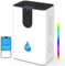 COLAZE Deumidificatore abilitato al WiFi per la casa fino a 850 mq, deumidificatore per cantina, con serbatoio dell'acqua da 2,409,7 g, controllo vocale con app Alexa, spegnimento automatico e luci