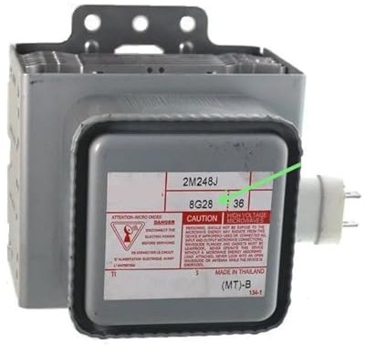 IOLKHFK Short Leg Magnetron 2M248J, Compatible For Toshiba Microwave Oven Parts Accessories