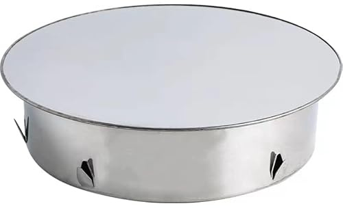 Beekeg kaminlochdeckel,schornsteinabdeckung,Rohrabdeckkappe,Rauchrohr/Ofenrohr Verschluss für allegängigen Ofenrohre,Ofenlochdeckel für Rohre,Feuerfester Edelstahl ofenrohr abdeckung Ø145-160mm