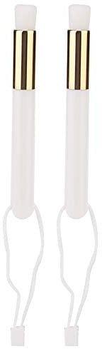 Wimpernreinigung Pinsel Weiches Haar 2pcs Verlängerung Reinigungs Make -up -Werkzeuge (Weiß)