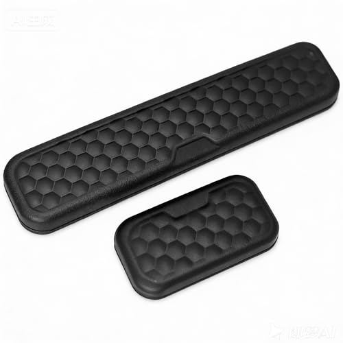 AETTEZOE Keyboard Wrist Rest Pad Set,Keyboard and Mouse Wrist Rest Pad Padded Memory Foam Hand Rest Support Pain Relief,Mouse Wrist Pad, Anti-Slip Wrist Support for Office, Computer, Laptop (Black)