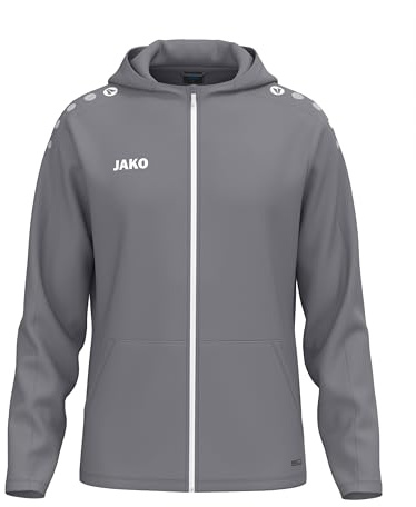JAKO One Kapuzenjacke – Atmungsaktive Sportjacke für Herren aus 100% Polyester, mit weichem Micro-Fleece, ideal für Sport und Freizeit