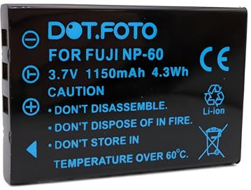 Dot.Foto NP-60 Premium 3.7v / 1150mAh Rechargeable Battery for Fujifilm FinePix 50i, F401, F410, F601 Zoom, M603