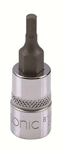 Sonic 8143703 Bit-Stecknuss Innensechskant, 1/4 x 3 mm