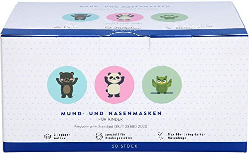 Mundschutz m.Gummiband für Kinder