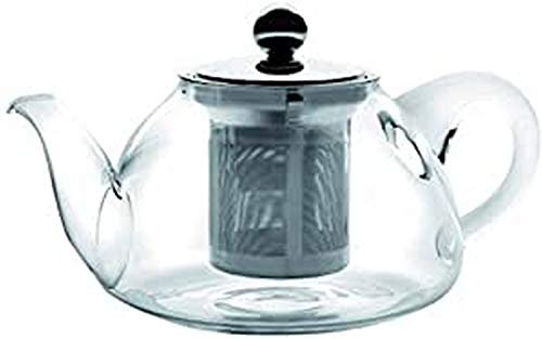 IBILI - Tetera de cristal con filtro Stove, Borosilicato, 0.8 litros