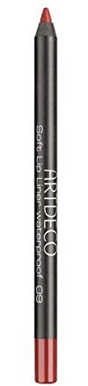ARTDECO Soft Lipliner Waterproof - Wasserfester, langanhaltender Lippenkonturenstift, rot - 1 x 1,2 g