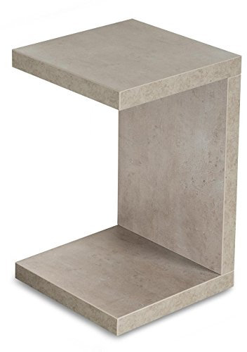 levandeo Beistelltisch Coco Betonoptik B x H x T: 32x50x32cm Grau Holz Couchtisch Keine Montage fest verleimt