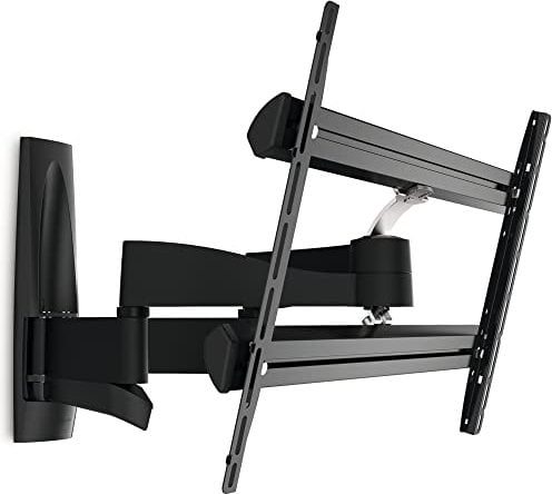 Vogels WALL 3350 schwenkbare TV Wandhalterung für 40-65 Zoll Fernseher, max. 45 kg, schwenkbar bis zu 120 Degree, neigbar, Fernsehhalterung, max. VESA 600 x 400, Universelle Kompatibilität, TV Halterung schwarz