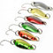 Forellenangeln Blinker LiGG Spinnfischen Forellenköder Angeln Spoon Spinner Forellen Blinker, 3cm/3g (6)