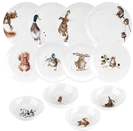 Royal Worcester Wrendale Designs Service de table 12 pièces