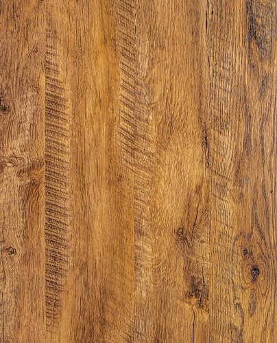 Holztapete abziehen und aufkleben, rustikale Holzmaserung, Kontaktpapier, Holz, selbstklebende Tapete, 45 x 40 cm, abgenutztes abnehmbares Papier, Holztapete, braune Holzdiele, Arbeitsplatte, Vinyl