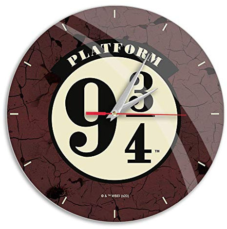 ERT GROUP Original und offiziell Lizenziertes Harry Potter Wanduhr Glänzend Harry Potter 037 Harry Potter Bunt Leise, Einzigartiges Design, Lackierte Metallzeiger, 30,5 cm (12)
