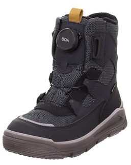 superfit Mars Caldo Foderato Gore-Tex, Stivali da neve Bambini e ragazzi, Schwarz Grau 0040, 28 EU