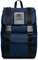 Invicta SQUARE Backpack für Schule, Uni & Freizeit, Erweiterbarer Schulranzen, Blau,Einheitsgröße